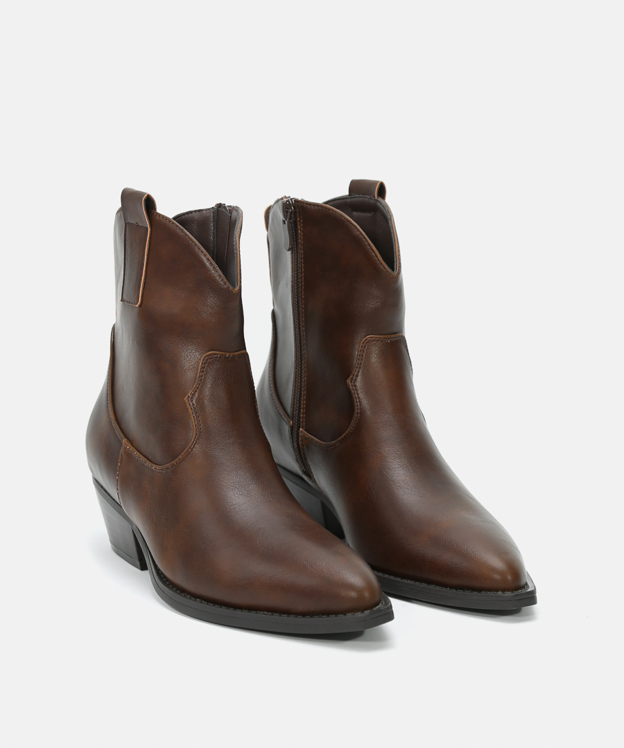 Botines cowboy b&aacute;sicos image number null